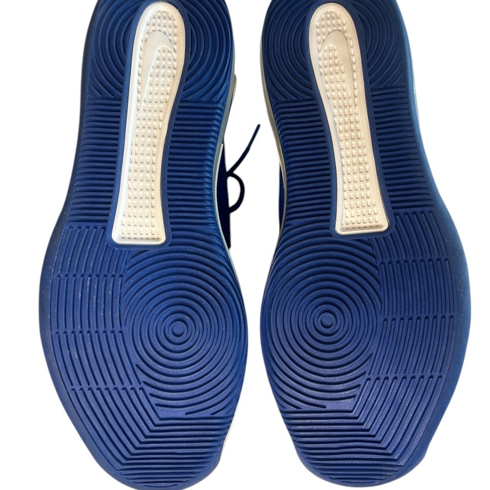 Blue Nike Air Force 72 engineered athletic sneakers with mesh upper and Velcro - Picture 5 of 8